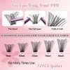 DIY Lash Extension Kit Cluster Lashes Kit with 72 Pcs
