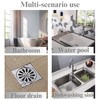 WangCai 20 Pcs Disposable Shower Drain Hair Catcher Mesh Stickers,