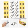 Baluue Nail Forms Stickers Set 110pcs Reusable Nail Art Extension
