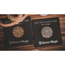 Bow and Arrow Coin Silver (Gimmick and Online Instructions) by Bacon Magic - Trick