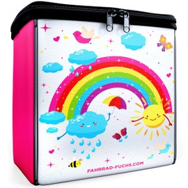 Bicycle Handlebar Bag for Children - Rainbow Pink