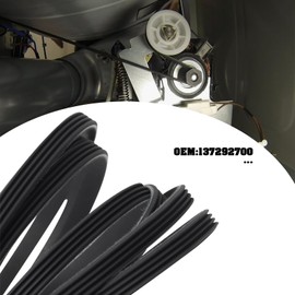 YINETTECH Replacement Drive Belt for Dryer Drum 4 Ribs and 3 Grooves Length 89.5 Inches/2.273 m Width 6.5 mm 137292700 OEM Compatible with Frigidaire