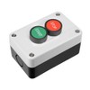 uxcell Push Button Switch Station Momentary NC Red, NO Green,