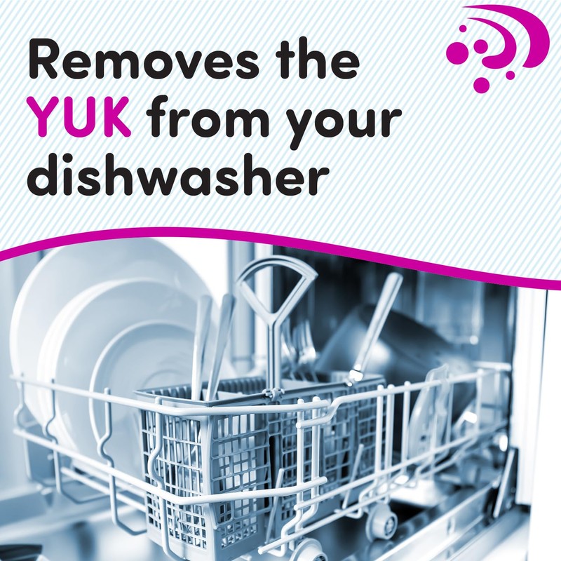 Oh Yuk Dishwasher Cleaner, Descaler, And Deodorizer – Removes Grease,