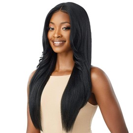 Outre Synthetic Pre-Plucked HD Transparent Lace Front Wig- KIMORA (DRFFRDVV)