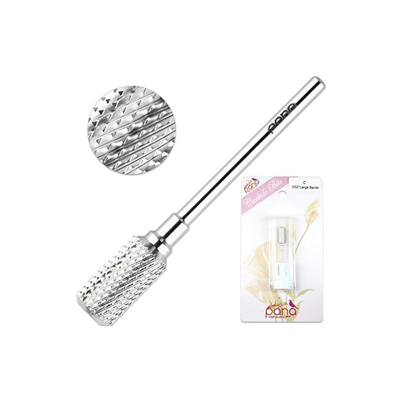 Pana Large Dome Top Barrel Nail Carbide Bit 3/32" Shank
