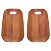 Tramontina Provence Mahogany Burger Serving Board Set, 2 Pack -