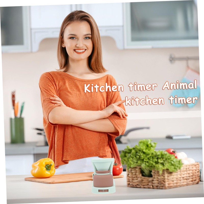 MAGICLULU 1pc Cartoon Kitchen Timer Lovely Mechanical Cooking Timer for