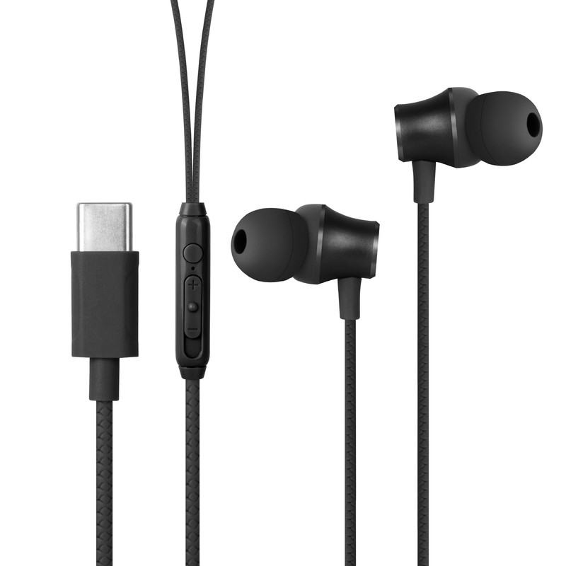 groov e Metallic Buds - USB-C Earphones with Remote Mic