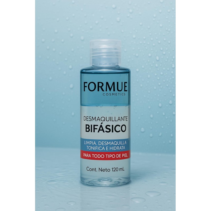 Desmaquillante Bifásico, Limpiador Facial Formue 120 ml.