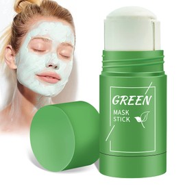 Pack of 2 Green Mask Stick, Green Tea Purifying Clay Stick Mask, Green Stick Blackhead Experiences, Moisturises and Controls the Oil, Deep Cleansing for Oil Control, Blackhead Removal for All Skin