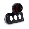 Grill Side Mount Motorcycle Tail Light License Plate Bracket for