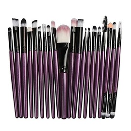 Pinceles de maquillaje 20 unids cosméticos profesionales para la cara maquillaje cepillo conjunto polvo corrector sombra de ojos cejas labios cepillo 