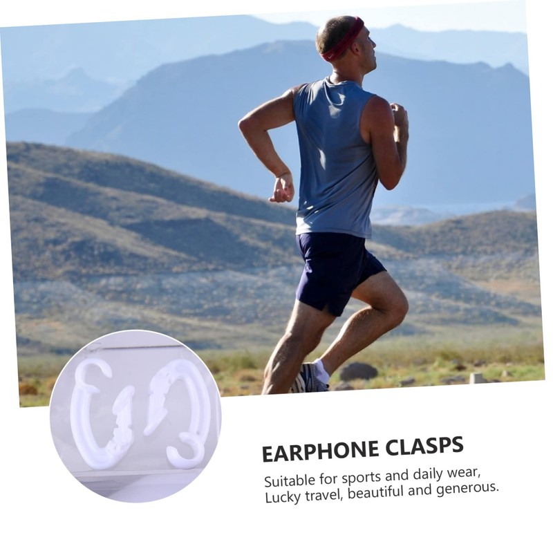CIYODO Chic Earphone Clasps 2 Pcs Anti-Lost Hooks for Versatile