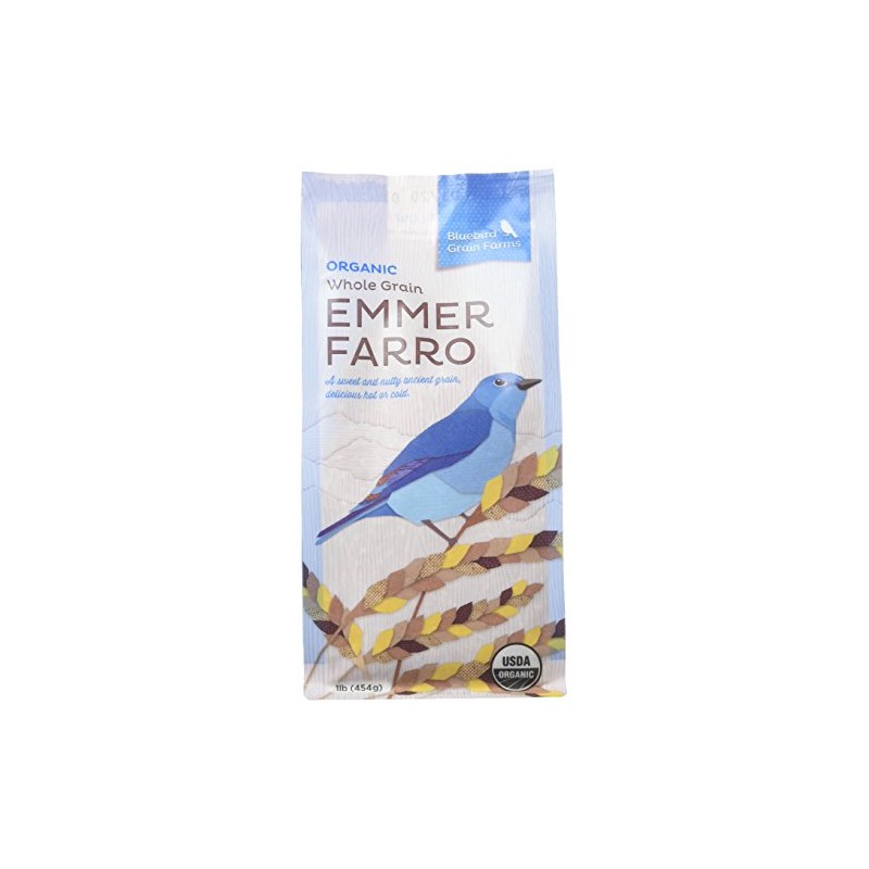Bluebird Grain Farms Organic Emmer Farro, 1 Lb.