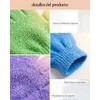 Piezas Guante Exfoliante Corporal Guantes Exfoliantes Ducha Cuidado Piel Material