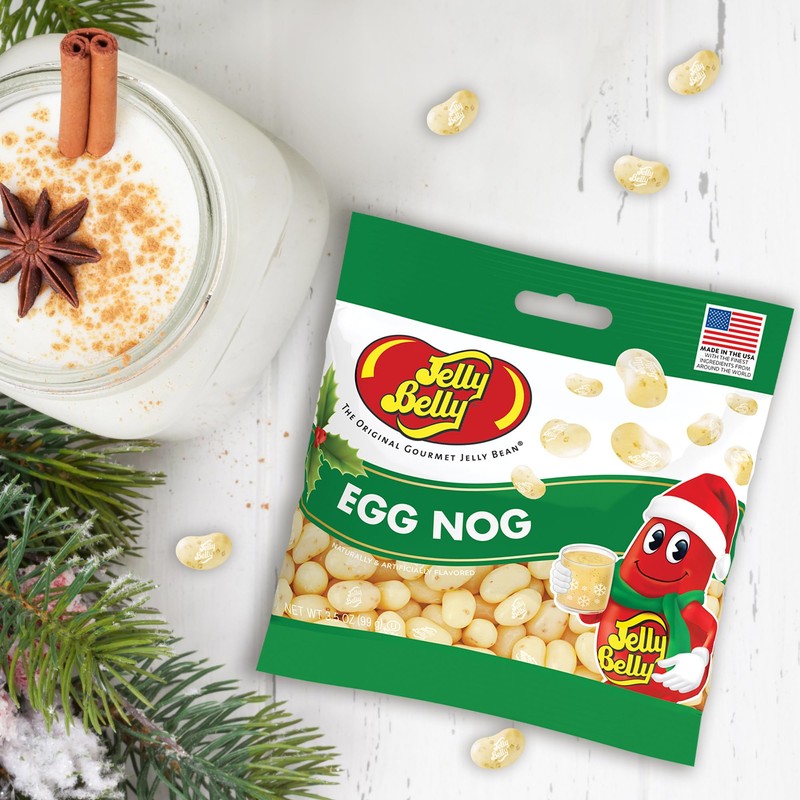 Jelly Belly Egg Nog Jelly Beans 3.5 oz Bag -