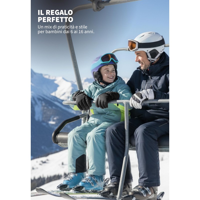 Reusch Guanti invernali bambini | caldi e impermeabili con polsini