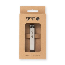 Grip Nail Clipper Stainless Steel S4 – Precision Nail Cutter for Fingernails & Toenails – Sharp Curved Blades with Non-Slip Grip for Clean, Controlled Trimming