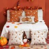 DFXSZ Fall Pumpkin Pillow Covers Set of 2, 18x18 Inch