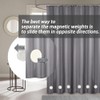 Wzenclave 10 Pairs Shower Curtain Magnetic Weights Round Magnetic Curtain