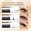 NAGARAKU Wet Camellia Eyelash Extension, Individual Lashes 3 Multi-length Fans