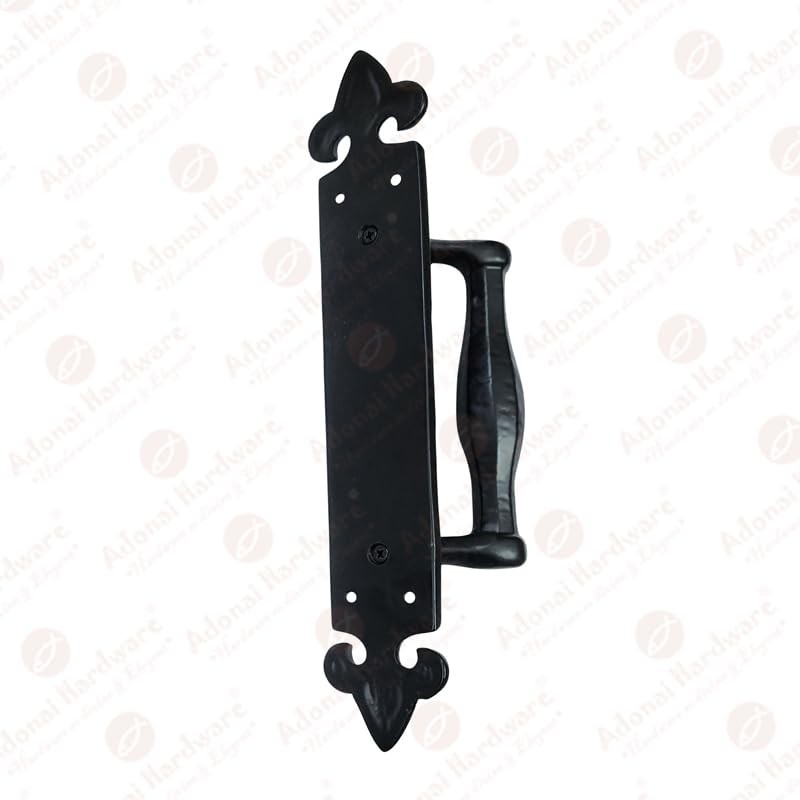 Adonai Hardware "Achaz Aluminium Door Pull with Back Plate (2,