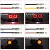 NWpangu Motorcycle LED Tail Light Integrated Brake Light 40W Turn