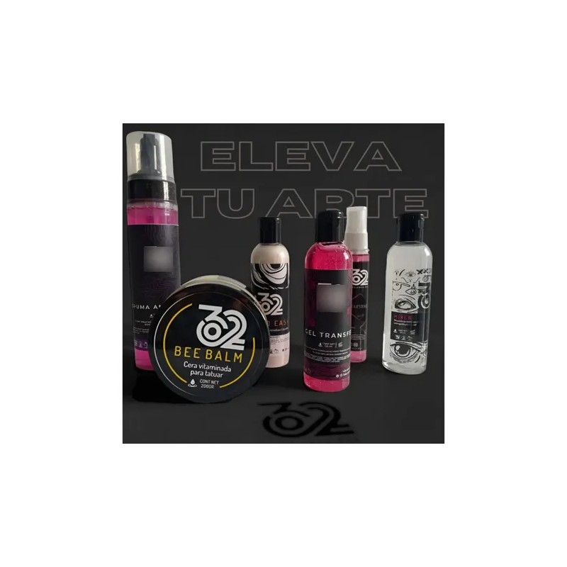 Espuma 302 100% Natural Limpiadora Tatuaje 250ml Refresca