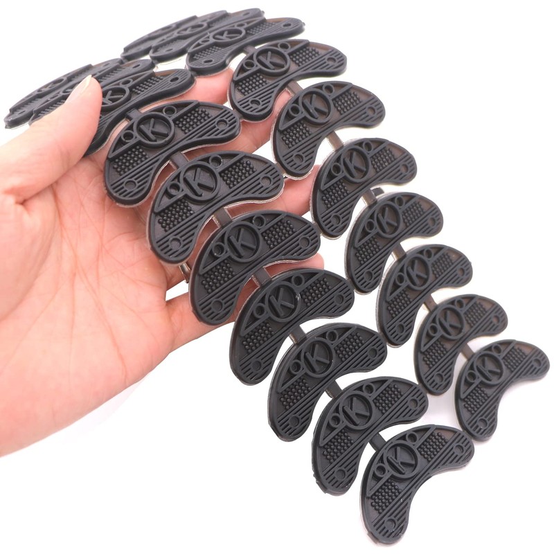 GOETOR Heel Plates 30 PCS Rubber Shoes Heel Taps Tips