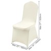 Happybuy Stretch Spandex Folding Chair Covers, Universal Fitted Slipcovers, Removable