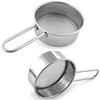 Dadamong 2-Pack Mini Flour Sifter for Baking, Flour or Powdered