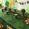Kochorie 2 Pieces Green Moss Pattern Plastic Tablecloth 108 x