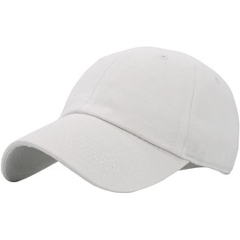 KBETHOS Gorra de béisbol clásica estilo polo de algodón, ajustable, para hombres y mujeres, , negro sin construir, de bajo perfil tipo papá, 03. Blanco., Ajustable