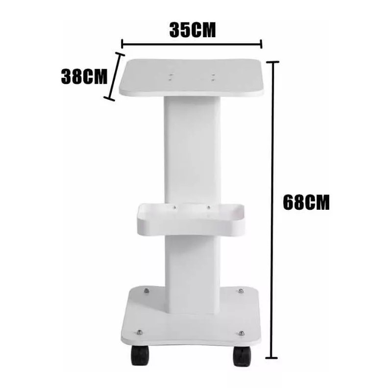 Alumex Mesa Con Ruedas De Apoyo Multiuso