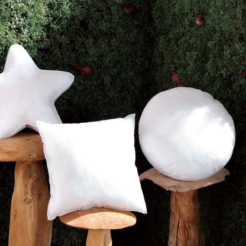 13x22 Outdoor Water Resistant Poly Rectangular Pillow Insert, Breathable Shell,