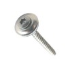 Spengler Screws, Stainless Steel, 4.5 x 20 mm, Pack of 100, with Sealing Washer, D = 15 mm A2 Spengler Screws