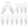 Kyuionty 12 Pcs Plastic Swivel Hanging Hooks Super Strong Rotating