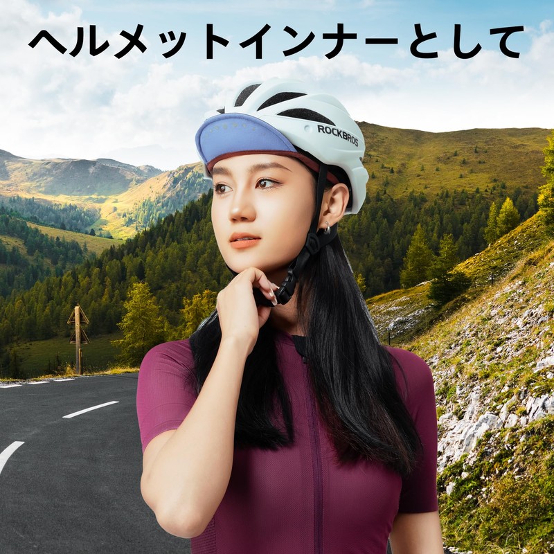 Rockbros Cycle Cap, Bicycle Hat, Summer, Mesh Cap, Breathable, Sweat