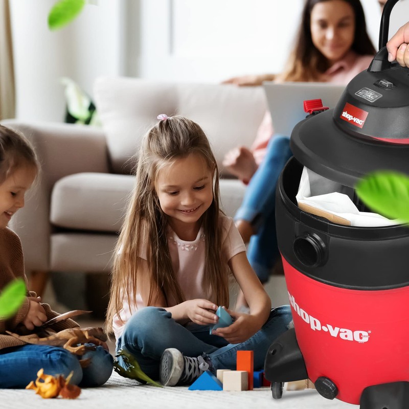 Shop-Vac 9066133 Disposable Filter Bags, Fits 5-8 Gallon Vacs, For