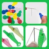 12-Piece Needle Threader, Automatic Plastic Needle Thread, Double-Ended Needle and
