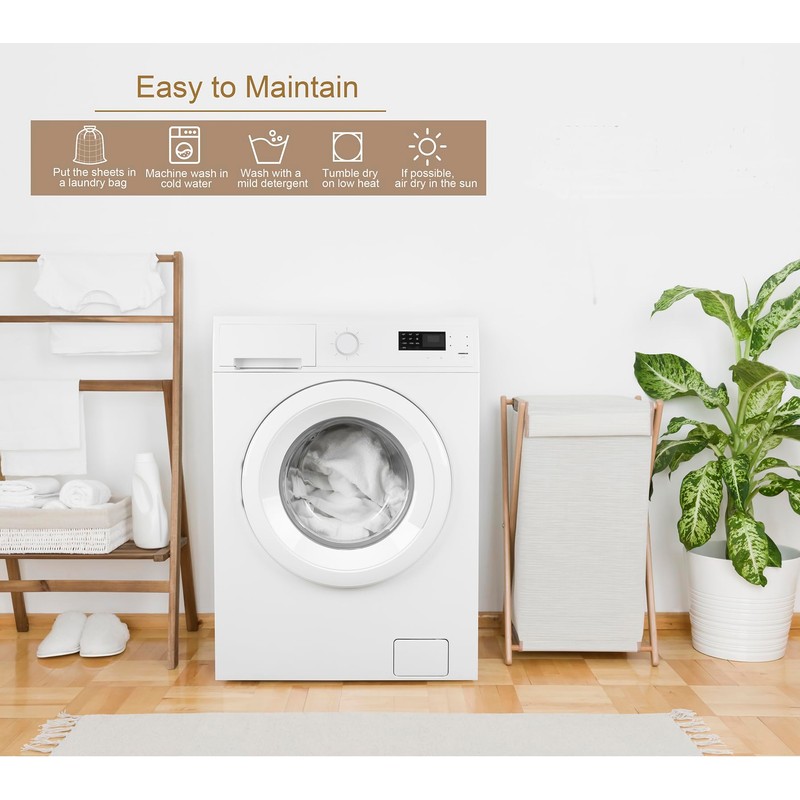 Lanest Housing Silk Satin Sheets, Twin Size Satin Bed Sheet