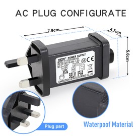 PremierAdapter Replacement Power Supply CZJUTAI JT-DC24V6W /4.5W /3.6W /1.35W for Christmas Lights,Projector Light, Lawn Lamp, Inflatable Device [V460]