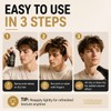 Men Keratin Sea Salt Spray, Volumizes Texturizes Lifts Curls &