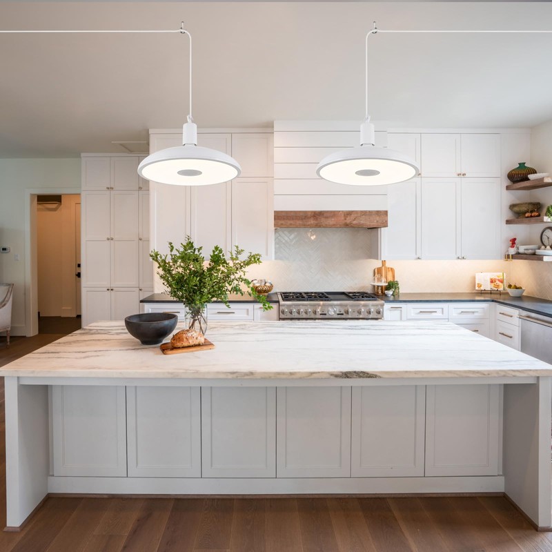 HOREVO Upgrade Plug in Pendant Light with Bluetooth Speaker &