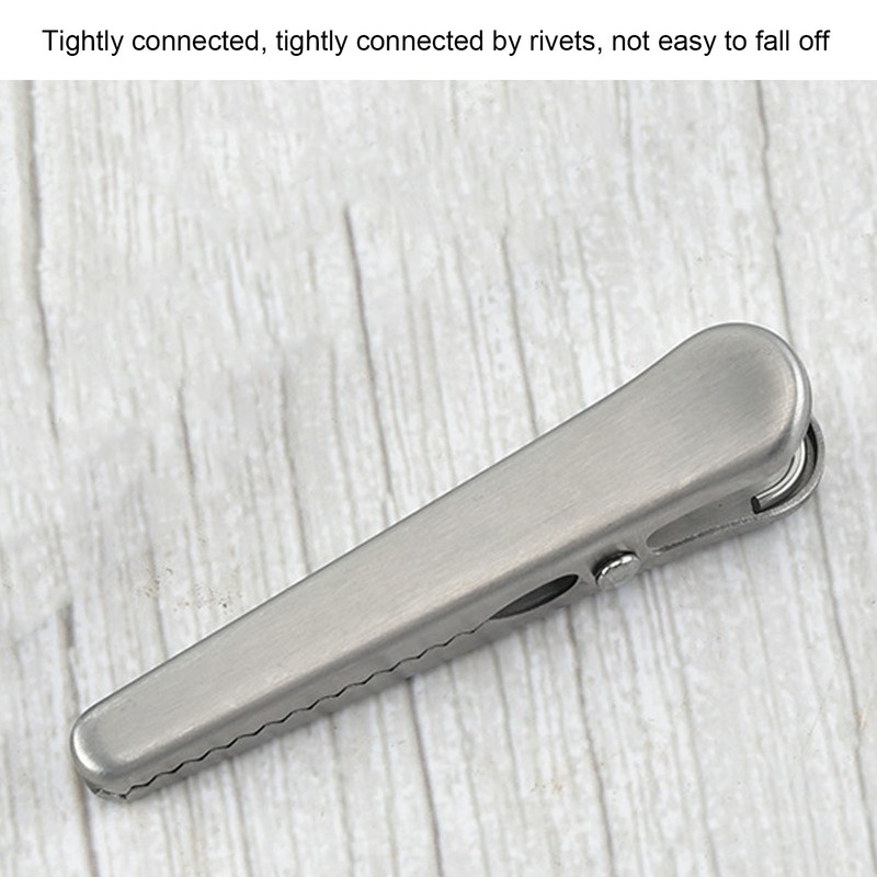 10PCS Stainless Steel Sealing Clip Coffee Bag Sealing Clip Food