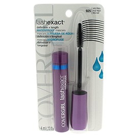 COVERGIRL Lashexact Mascara Waterproof Very Black 925, .13 oz (packaging may vary)                                                                    