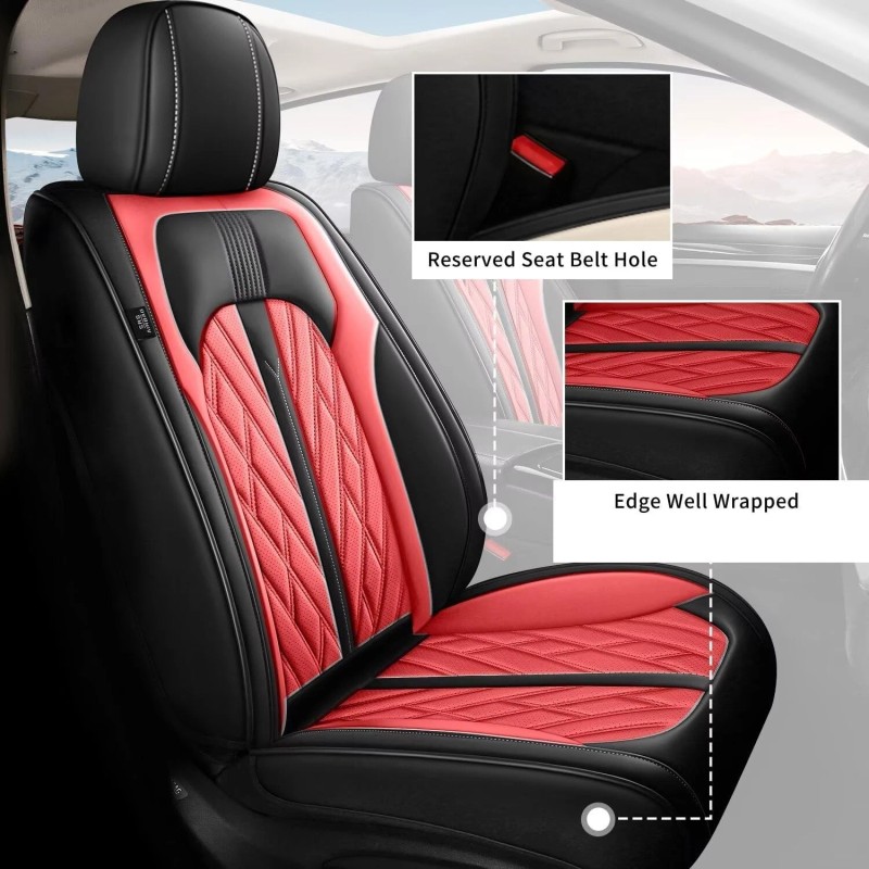 Unbranded For Chevy Tahoe 2011-2026 Car Front 2-Sit Seat Covers