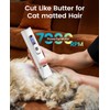 oneisall Quiet Cat Clippers for Matted Hair, 3 in 1