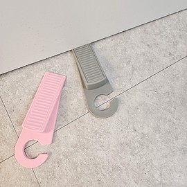 Anti-Slam Door Stopper Front Door Gray 1pc 8ea